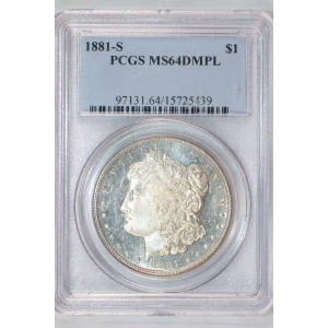 1881-S $1, DMPL