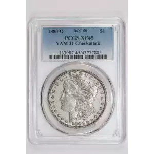 1880-O $1 VAM 21 Checkmark HOT 50
