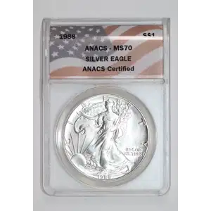 1988 Bullion Silver Eagles (2)