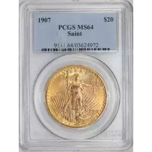 1907 $20 Saint-Gaudens