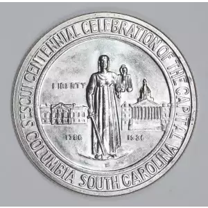 Classic Commemorative Silver--- Columbia, South Carolina, Sesquicentennial 1936 -Silver- 0.5 Dollar