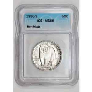 Classic Commemorative Silver--- San Francisco - Oakland Bay Bridge Opening 1936 -Silver- 0.5 Dollar