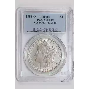 1888-O $1 VAM 24 Oval O TOP 100