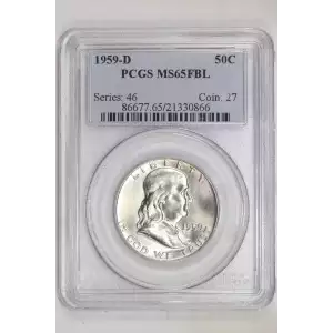 1959-D 50C, FBL