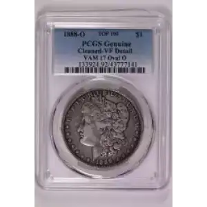 1888-O $1 VAM 17 Oval O