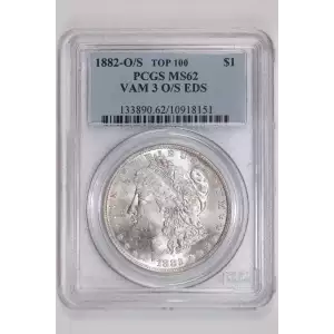 1882-O/S $1 VAM 3 O/S EDS TOP 100