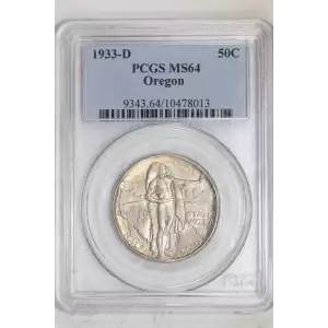 1933-D 50C Oregon