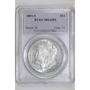 1881-S $1, PL