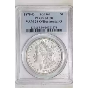 1879-O $1 VAM 28 O/Horizontal O (2)