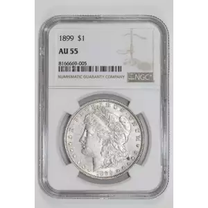 1899 MORGAN DOLLAR NGC AU55