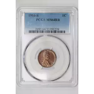 1916-S 1C, RB