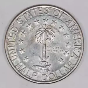 Classic Commemorative Silver--- Columbia, South Carolina, Sesquicentennial 1936 -Silver- 0.5 Dollar