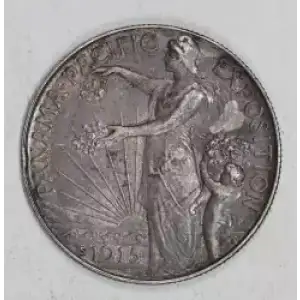 Classic Commemorative Silver--- Panama - Pacific Exposition 1915 -Silver- 0.5 Dollar