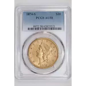 1874-S $20