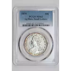 1834 50C Large Date, Small Letters