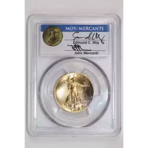 2009 $20 Ultra High Relief Double Eagle Moy & Mercanti Signature