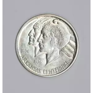 Classic Commemorative Silver--- Arkansas Centennial 1935-1939-Silver- 0.5 Dollar