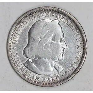 Classic Commemorative Silver--- World's Columbian Exposition Half Dollar 1892 - 1893 -Silver- 0.5 Dollar