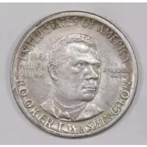 Classic Commemorative Silver--- Booker T. Washington Memorial 1946-1951-Silver- 0.5 Dollar