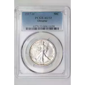 1917-D 50C Obverse