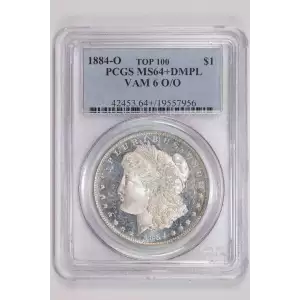 1884-O $1 VAM 6 O/O TOP 100, DMPL