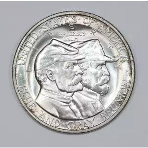 Classic Commemorative Silver--- Battle of Gettysburg Anniversary 1936 -Silver- 0.5 Dollar