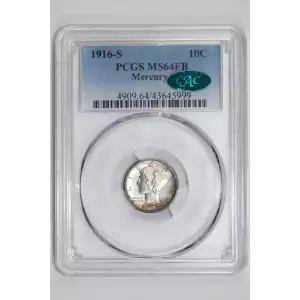 1916-S 10C Mercury, FB