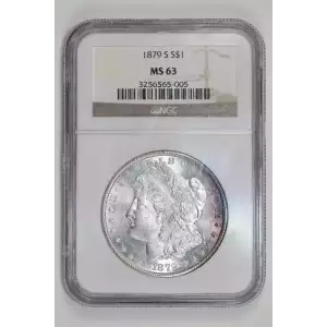 1879-S MORGAN DOLLAR NGC MS63