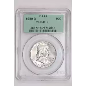 1959-D 50C, FBL