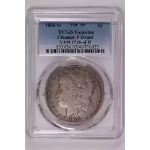1888-O $1 VAM 17 Oval O