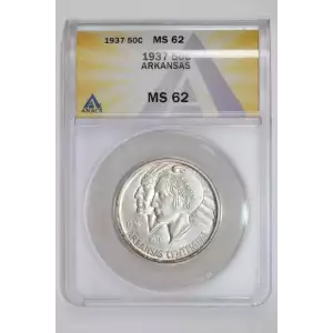 Classic Commemorative Silver--- Arkansas Centennial 1935-1939-Silver- 0.5 Dollar