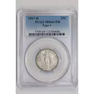 1917-D 25C Type 1, FH