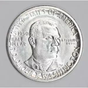 Classic Commemorative Silver--- Booker T. Washington Memorial 1946-1951-Silver- 0.5 Dollar