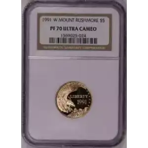 1991 MOUNT RUSHMORE ULTRA CAMEO