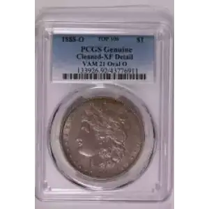 1888-O $1 VAM 21 Oval O