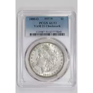 1880-O $1 VAM 21 Checkmark HOT 50 (2)