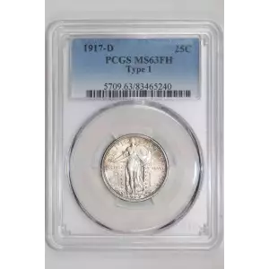 1917-D 25C Type 1, FH (2)