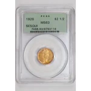 1926 $2.50 Sesquicentennial