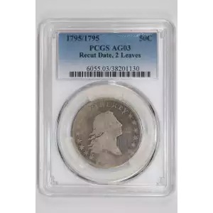 1795/1795 50C Recut Date, 2 Leaves