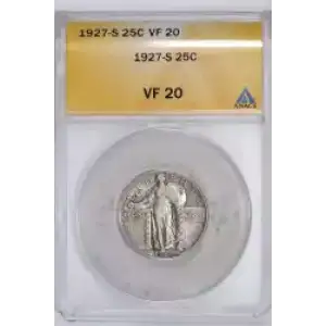 Quarter Dollars---Standing Liberty