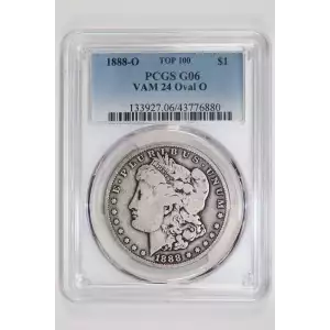 1888-O $1 VAM 24 Oval O TOP 100