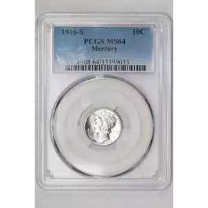 1916-S 10C Mercury