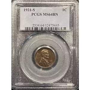 1921-S 1C, BN