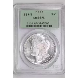 1881-S $1, PL