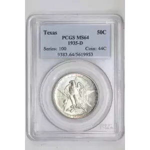 1935-D 50C Texas