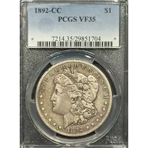 1891 $1 VAM 2, Doubled Ear TOP 100