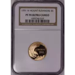 1991 MOUNT RUSHMORE ULTRA CAMEO