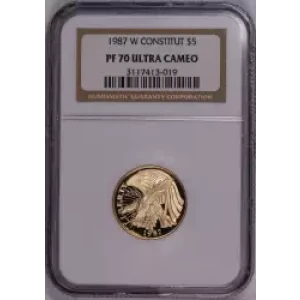 1987 CONSTITUTION BICENTENNIAL ULTRA CAMEO