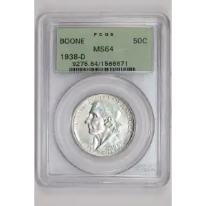 1938-D 50C Boone