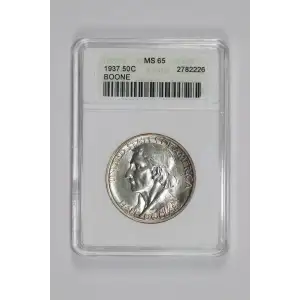 Classic Commemorative Silver--- Daniel Boone Bicentennial 1934-1938-Silver- 0.5 Dollar (2)